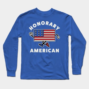 Gift For Foreign Exchange Student Funny Honorary American Long Sleeve T-Shirt